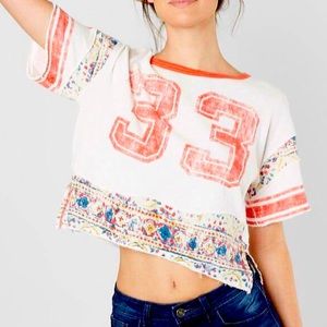 Free People cropped tee